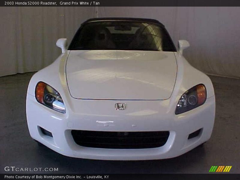 Grand Prix White / Tan 2003 Honda S2000 Roadster