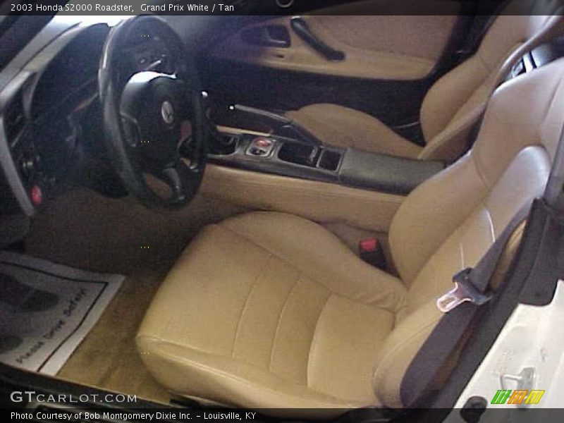 Grand Prix White / Tan 2003 Honda S2000 Roadster