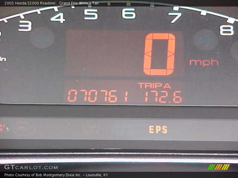 Grand Prix White / Tan 2003 Honda S2000 Roadster