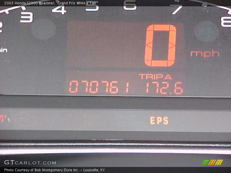 Grand Prix White / Tan 2003 Honda S2000 Roadster