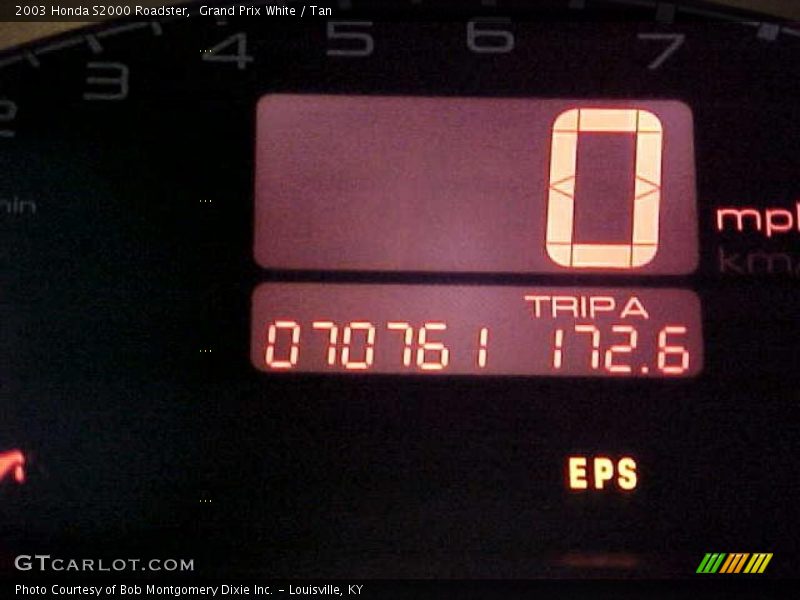 Grand Prix White / Tan 2003 Honda S2000 Roadster
