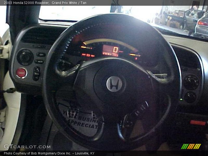 Grand Prix White / Tan 2003 Honda S2000 Roadster