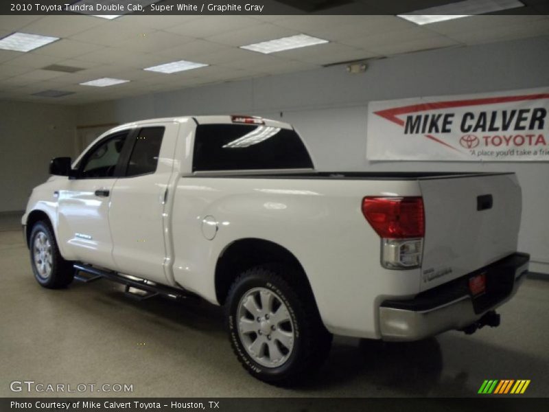 Super White / Graphite Gray 2010 Toyota Tundra Double Cab