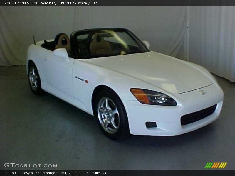 Grand Prix White / Tan 2003 Honda S2000 Roadster
