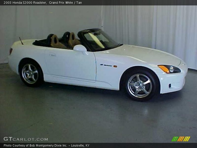 Grand Prix White / Tan 2003 Honda S2000 Roadster