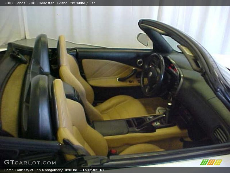 Grand Prix White / Tan 2003 Honda S2000 Roadster