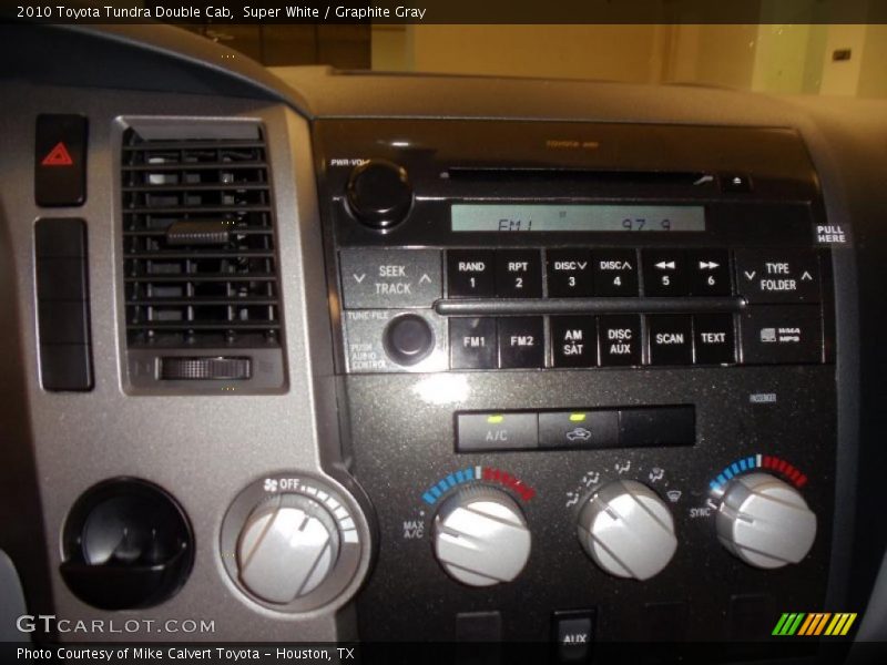 Super White / Graphite Gray 2010 Toyota Tundra Double Cab