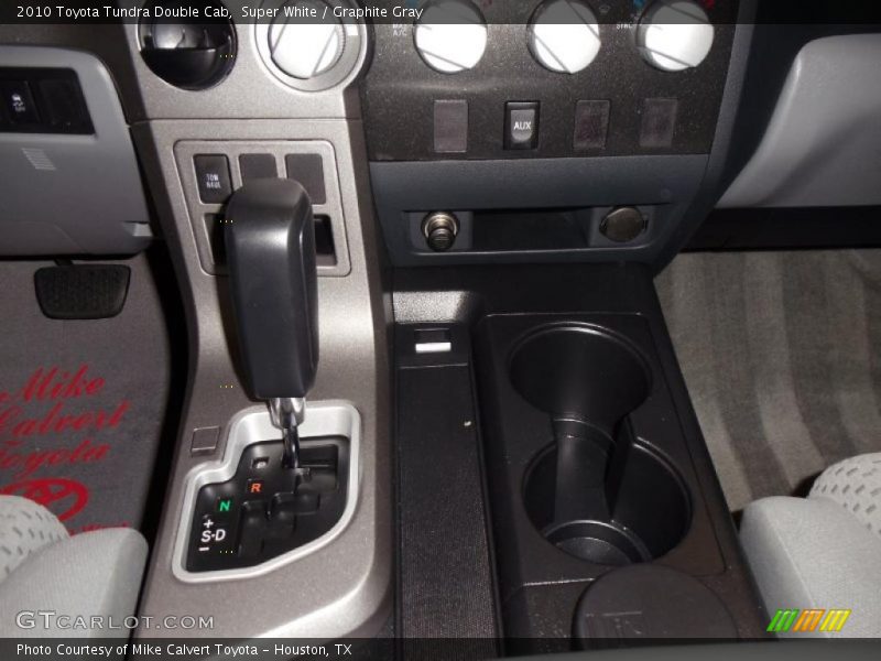 Super White / Graphite Gray 2010 Toyota Tundra Double Cab