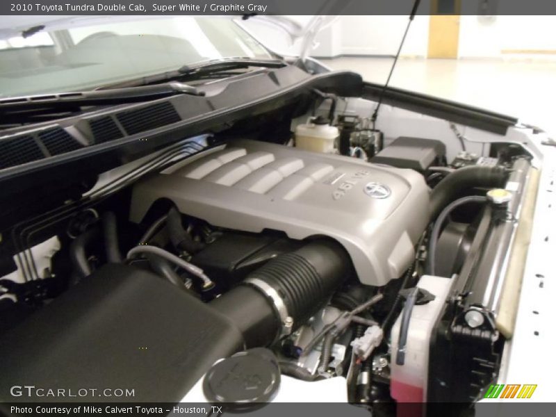 Super White / Graphite Gray 2010 Toyota Tundra Double Cab