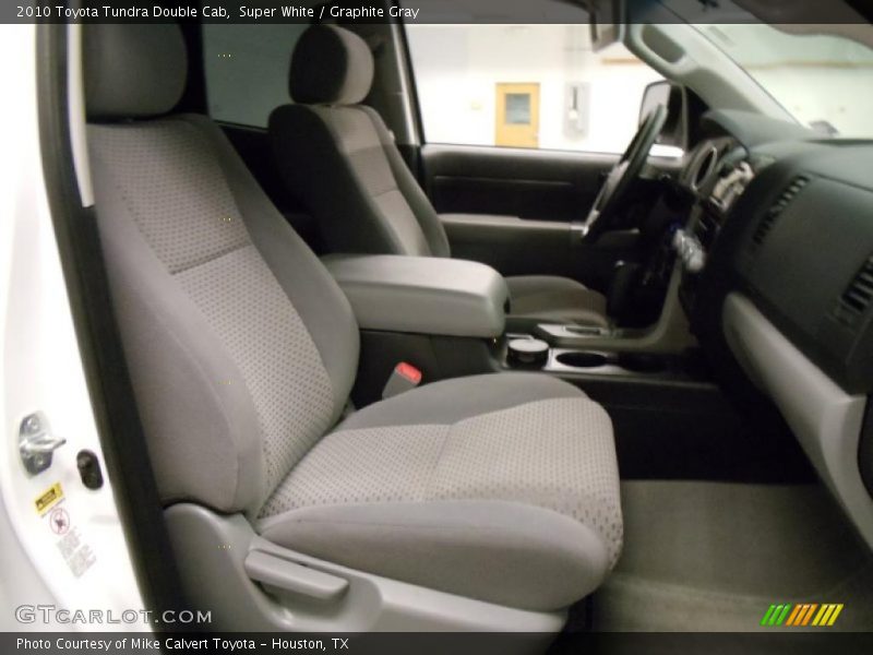 Super White / Graphite Gray 2010 Toyota Tundra Double Cab