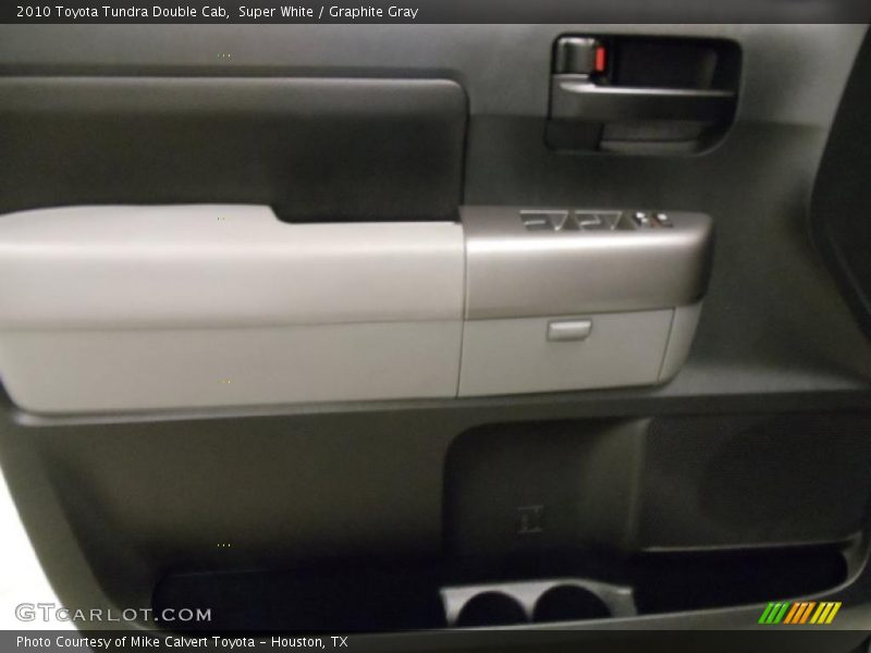 Super White / Graphite Gray 2010 Toyota Tundra Double Cab