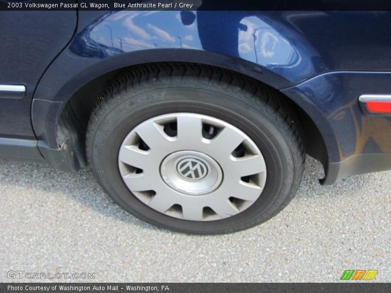 Blue Anthracite Pearl / Grey 2003 Volkswagen Passat GL Wagon