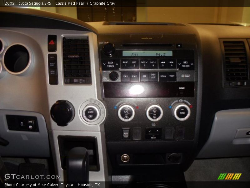Cassis Red Pearl / Graphite Gray 2009 Toyota Sequoia SR5