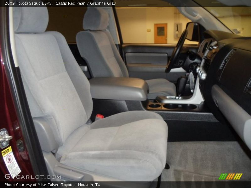 Cassis Red Pearl / Graphite Gray 2009 Toyota Sequoia SR5
