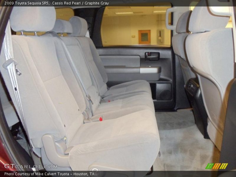 Cassis Red Pearl / Graphite Gray 2009 Toyota Sequoia SR5