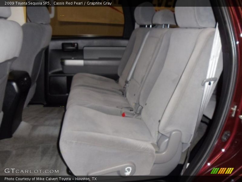 Cassis Red Pearl / Graphite Gray 2009 Toyota Sequoia SR5