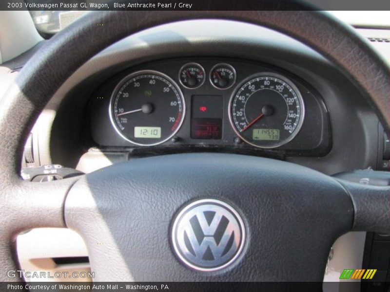 Blue Anthracite Pearl / Grey 2003 Volkswagen Passat GL Wagon