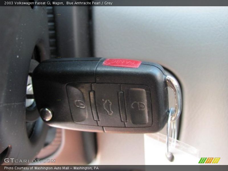 Blue Anthracite Pearl / Grey 2003 Volkswagen Passat GL Wagon