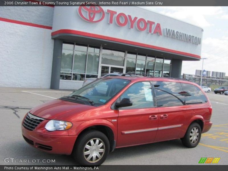 Inferno Red Pearl / Medium Slate Gray 2006 Chrysler Town & Country Touring Signature Series