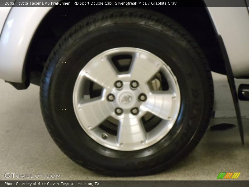 Silver Streak Mica / Graphite Gray 2009 Toyota Tacoma V6 PreRunner TRD Sport Double Cab