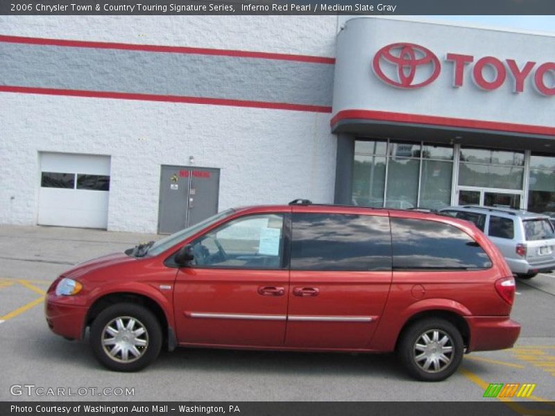 Inferno Red Pearl / Medium Slate Gray 2006 Chrysler Town & Country Touring Signature Series