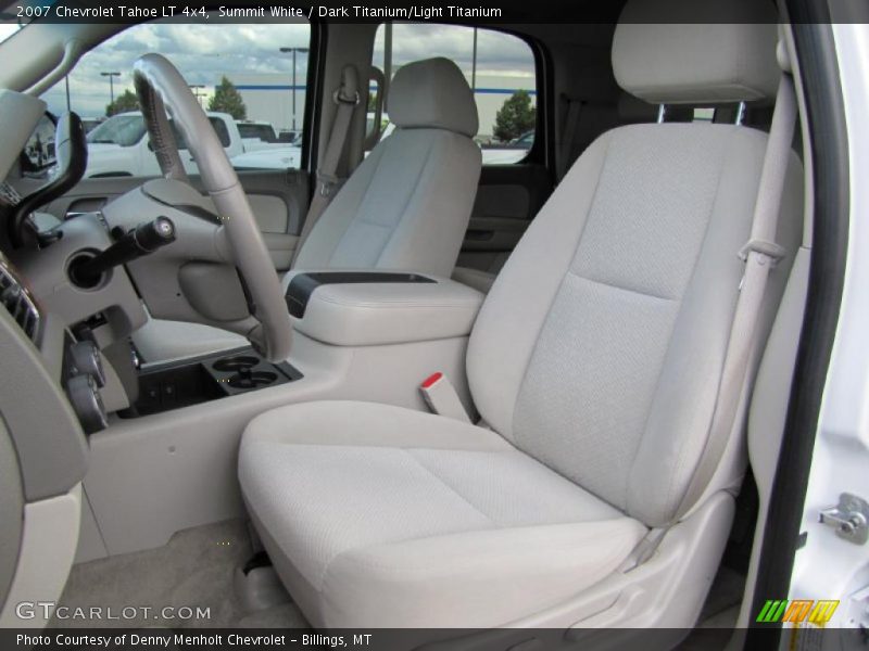 Summit White / Dark Titanium/Light Titanium 2007 Chevrolet Tahoe LT 4x4
