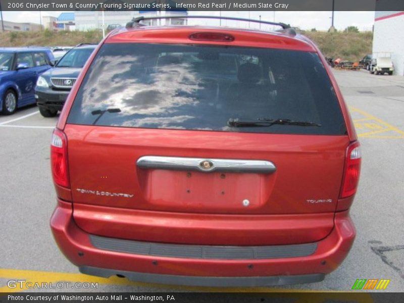 Inferno Red Pearl / Medium Slate Gray 2006 Chrysler Town & Country Touring Signature Series