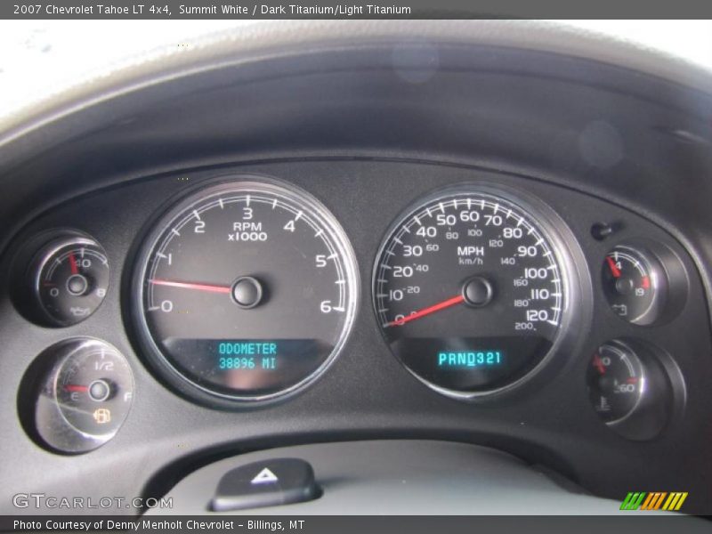Summit White / Dark Titanium/Light Titanium 2007 Chevrolet Tahoe LT 4x4