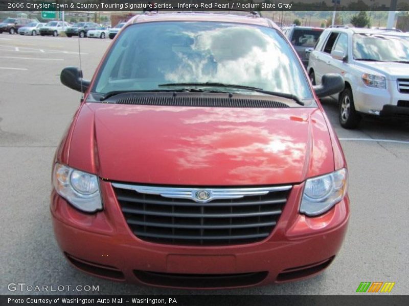 Inferno Red Pearl / Medium Slate Gray 2006 Chrysler Town & Country Touring Signature Series