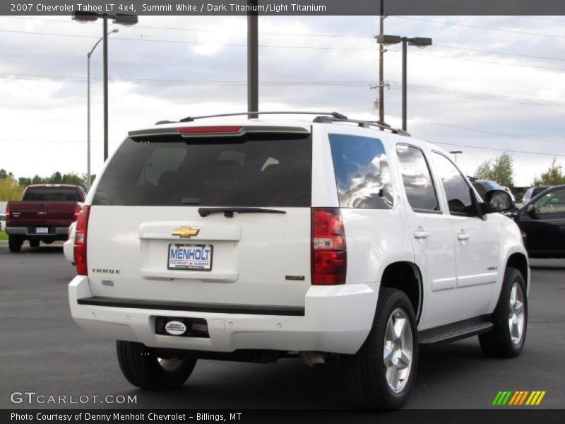 Summit White / Dark Titanium/Light Titanium 2007 Chevrolet Tahoe LT 4x4