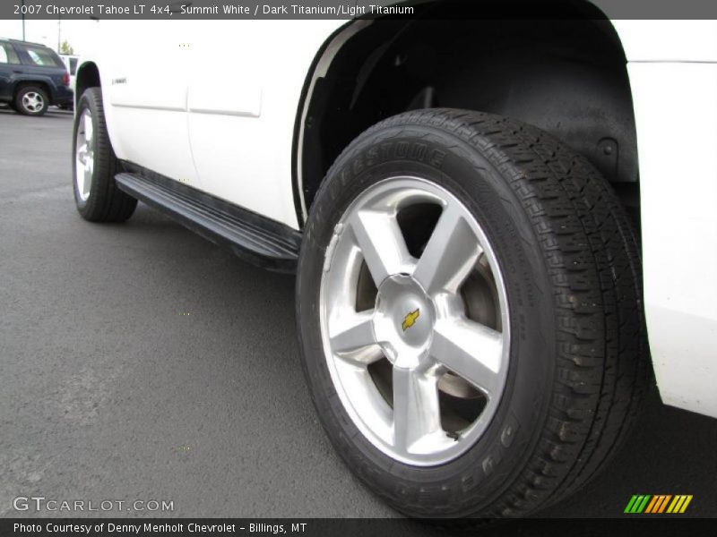 Summit White / Dark Titanium/Light Titanium 2007 Chevrolet Tahoe LT 4x4