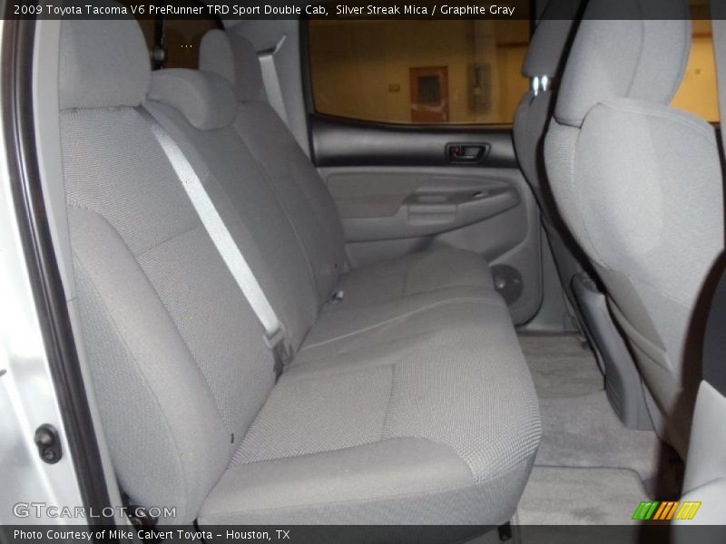 Silver Streak Mica / Graphite Gray 2009 Toyota Tacoma V6 PreRunner TRD Sport Double Cab