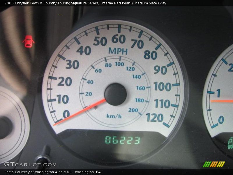 Inferno Red Pearl / Medium Slate Gray 2006 Chrysler Town & Country Touring Signature Series