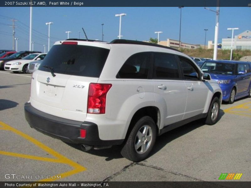 Pearl White / Beige 2007 Suzuki XL7 AWD