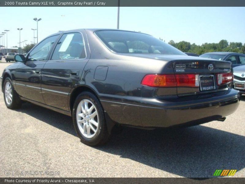 Graphite Gray Pearl / Gray 2000 Toyota Camry XLE V6
