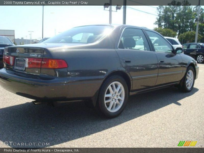 Graphite Gray Pearl / Gray 2000 Toyota Camry XLE V6