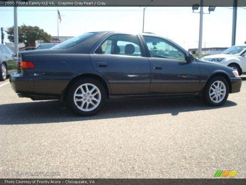 Graphite Gray Pearl / Gray 2000 Toyota Camry XLE V6