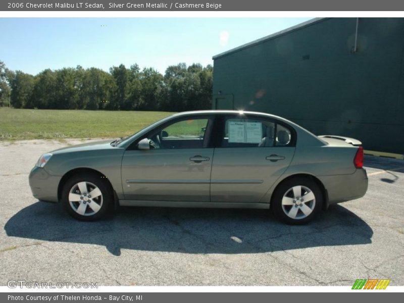Silver Green Metallic / Cashmere Beige 2006 Chevrolet Malibu LT Sedan
