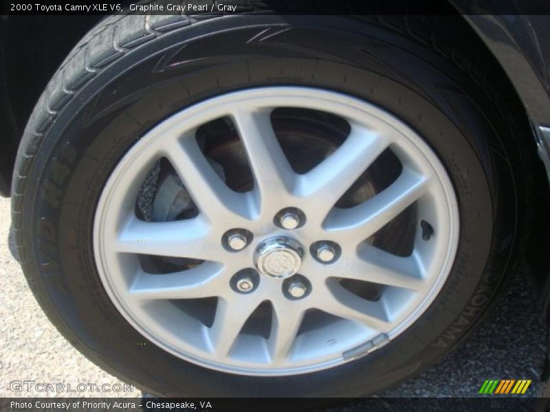 Graphite Gray Pearl / Gray 2000 Toyota Camry XLE V6