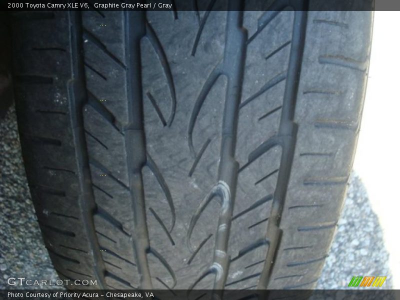 Graphite Gray Pearl / Gray 2000 Toyota Camry XLE V6