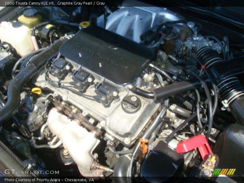Graphite Gray Pearl / Gray 2000 Toyota Camry XLE V6