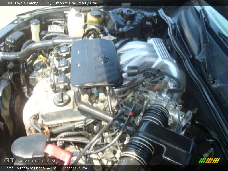 Graphite Gray Pearl / Gray 2000 Toyota Camry XLE V6