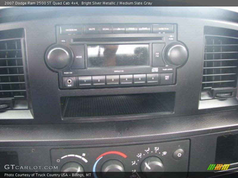Bright Silver Metallic / Medium Slate Gray 2007 Dodge Ram 2500 ST Quad Cab 4x4