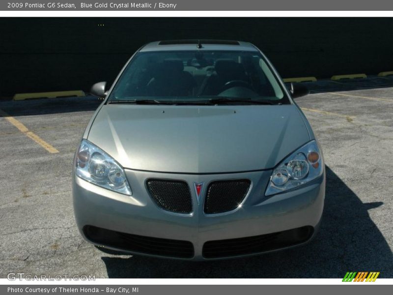 Blue Gold Crystal Metallic / Ebony 2009 Pontiac G6 Sedan