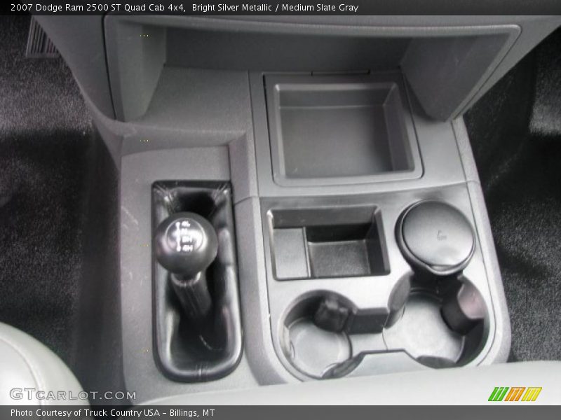 Bright Silver Metallic / Medium Slate Gray 2007 Dodge Ram 2500 ST Quad Cab 4x4