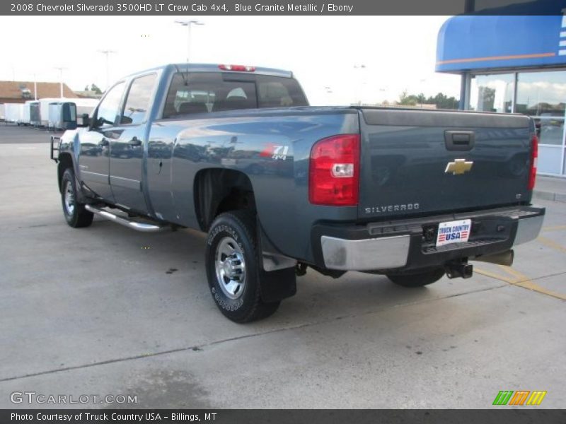 Blue Granite Metallic / Ebony 2008 Chevrolet Silverado 3500HD LT Crew Cab 4x4