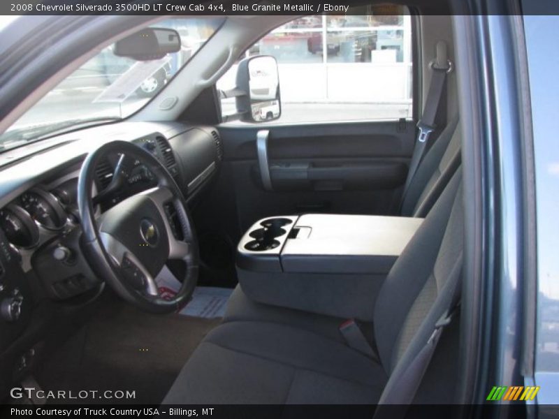 Blue Granite Metallic / Ebony 2008 Chevrolet Silverado 3500HD LT Crew Cab 4x4