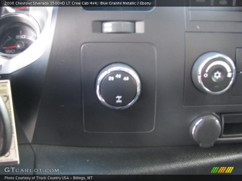 Blue Granite Metallic / Ebony 2008 Chevrolet Silverado 3500HD LT Crew Cab 4x4