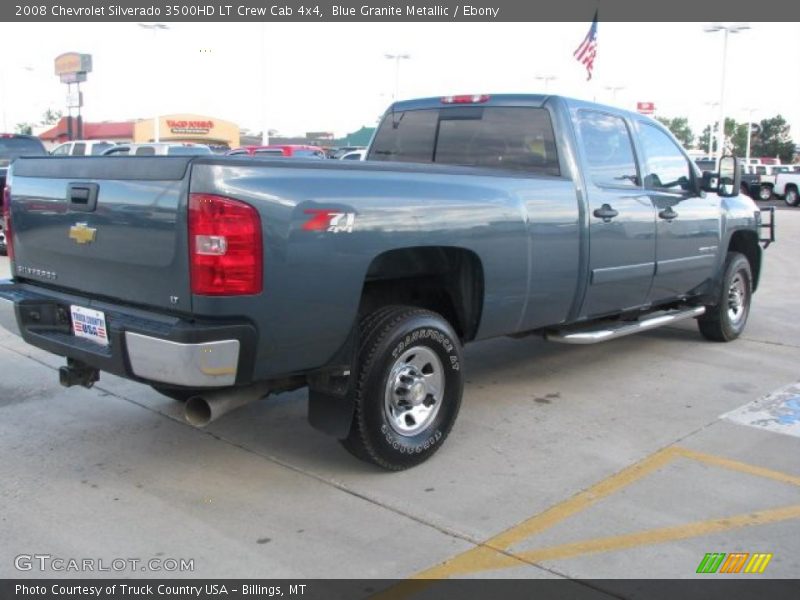 Blue Granite Metallic / Ebony 2008 Chevrolet Silverado 3500HD LT Crew Cab 4x4