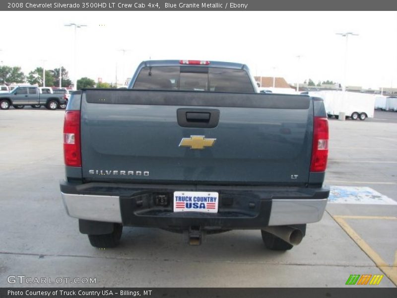 Blue Granite Metallic / Ebony 2008 Chevrolet Silverado 3500HD LT Crew Cab 4x4